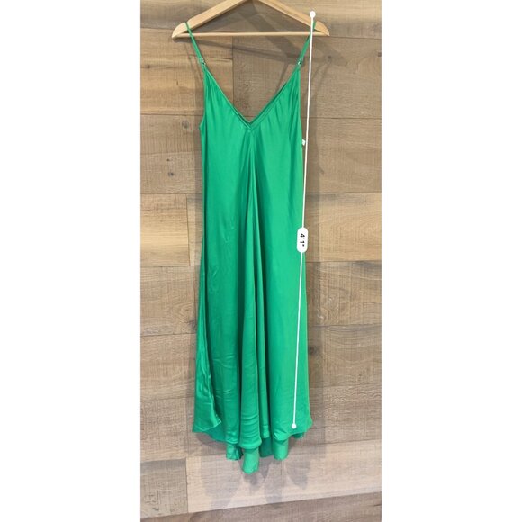 L'AGENCE GREEN LORRAINE TRAPEZE DRESS size XS NWOT - Picture 5 of 7